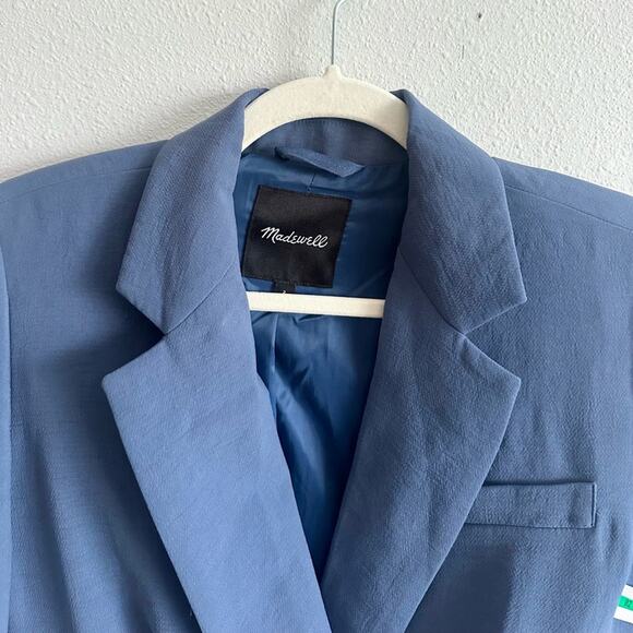 NEW Madewell Rosedale Blazer Nighttime Blue Size 2 - Picture 8 of 13